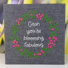 Load image into Gallery viewer, Blooming Fabulous Embroidered Canvas

