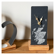 Load image into Gallery viewer, Scotland Map Slate Mantel Clock
