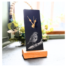 Load image into Gallery viewer, Robin Slate Mantel Clock
