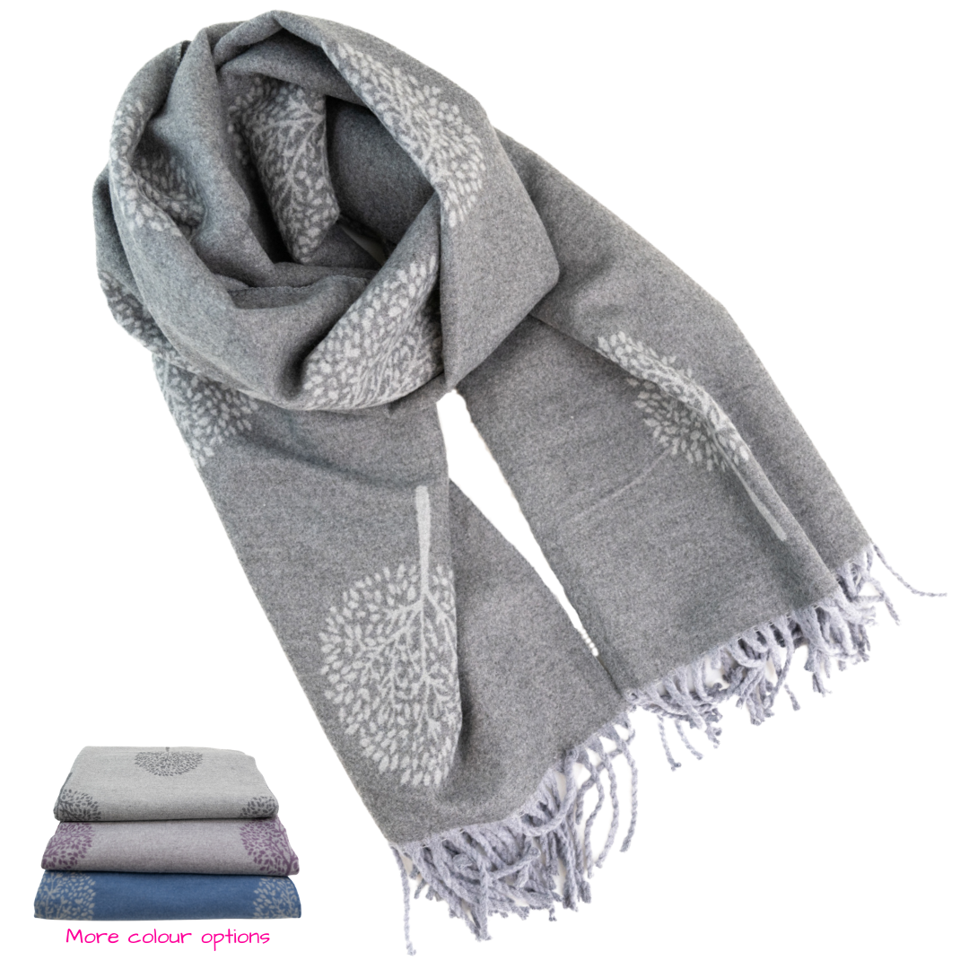 Tree of Life Gift Boxed Scarf - Main Image