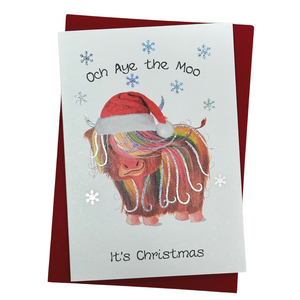 Och Aye The Moo Christmas Card