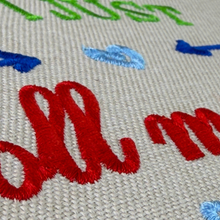 Load image into Gallery viewer, Roll My Eyes Embroidered Canvas
