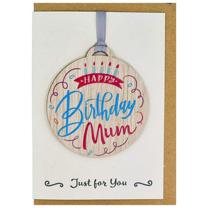 Mum Happy Birthday Card with Gift