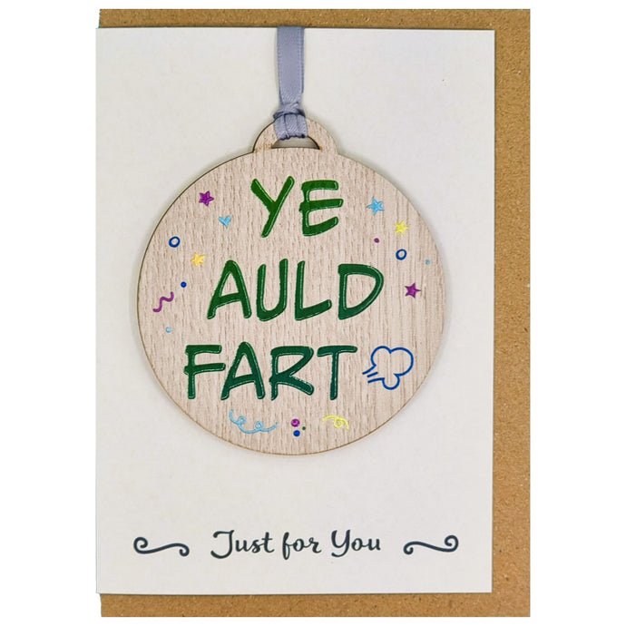 Ye Auld Fart Card with Gift
