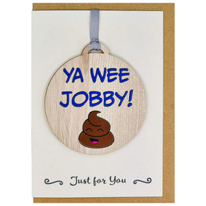 Ya Wee Jobby Card with Gift
