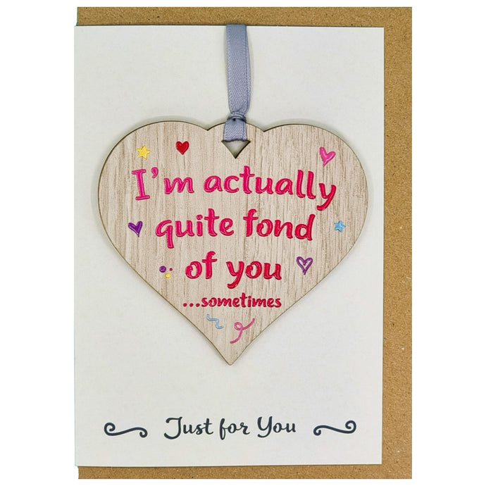 Fond Of You Card with Gift