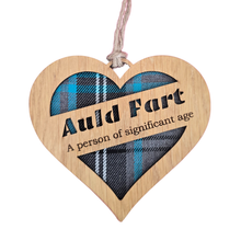 Load image into Gallery viewer, Auld Fart Heart Hanging Plaque

