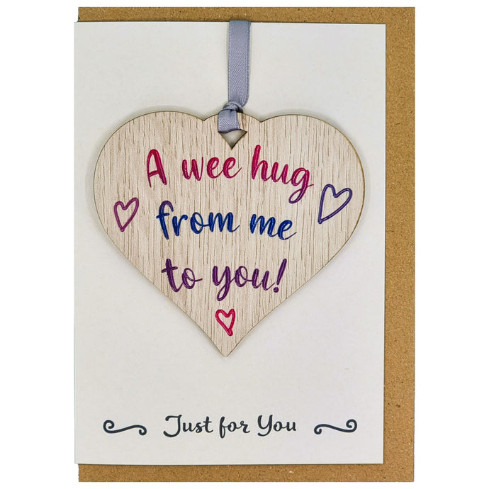 A Wee Hug Card with Gift