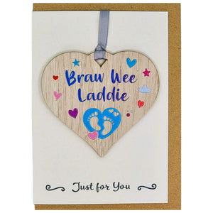 Braw Wee Laddie Card with Gift