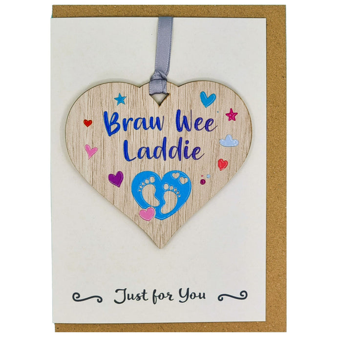 Braw Wee Laddie Card with Gift