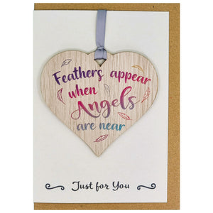 Feathers Appear Card with Gift