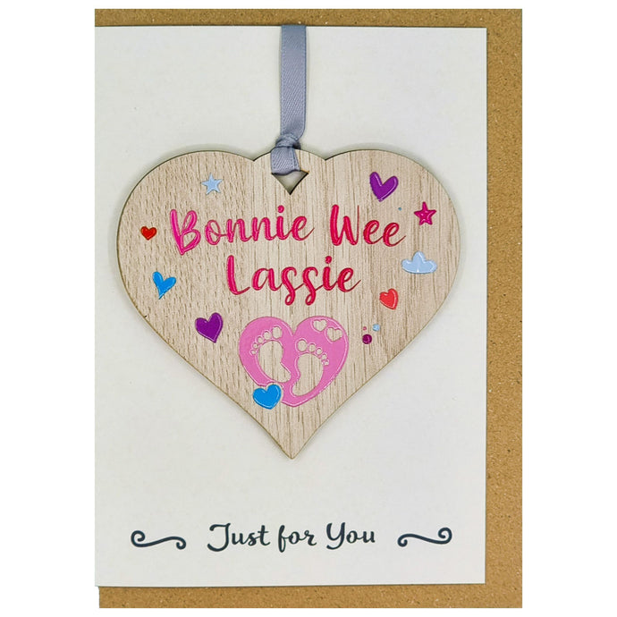 Bonnie Wee Lassie Card with Gift
