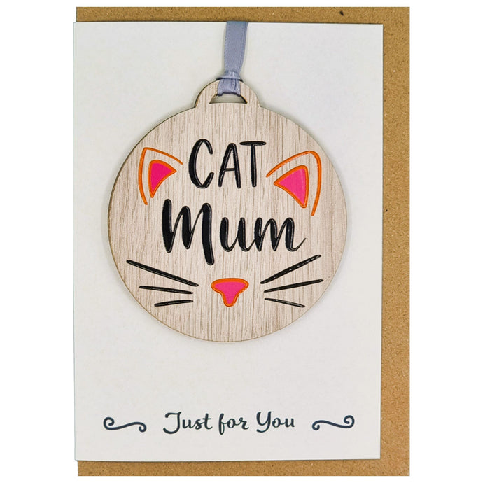 Cat Mum Card with Gift