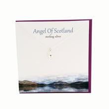 Load image into Gallery viewer, Guardian Angel of Scotland silver necklace | The Silver Studio Scotland
