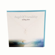 Load image into Gallery viewer, Angel of Friendship silver necklace | The Silver Studio Scotland
