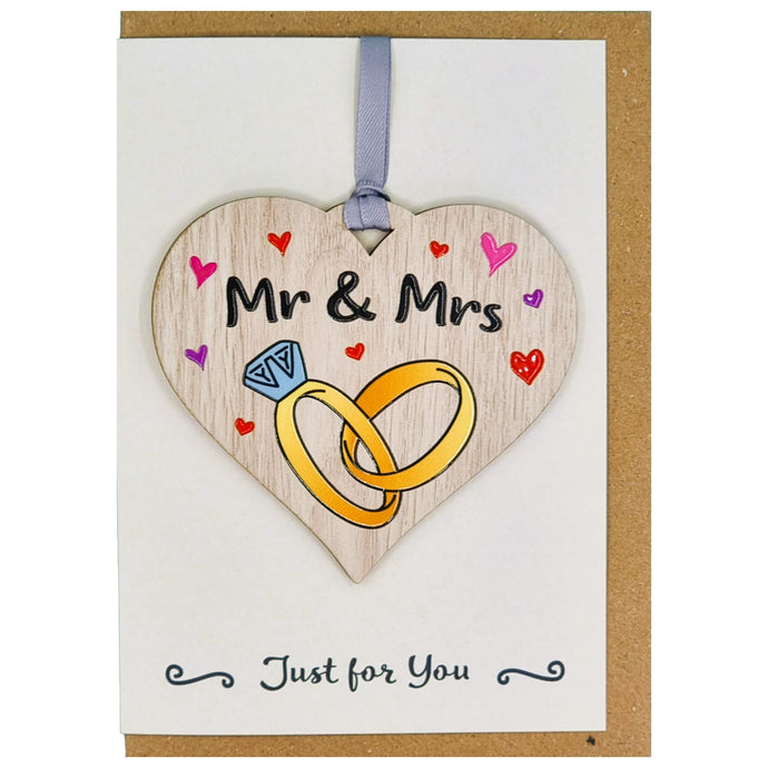 Mr & Mrs Card with Gift