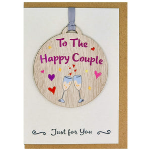Happy Couple Card with Gift