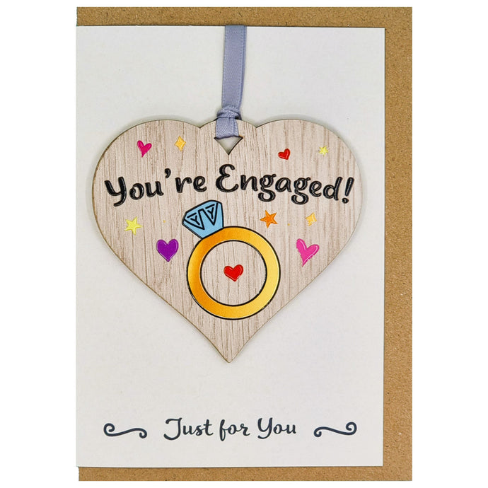 You're Engaged! Card with Gift