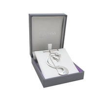 Load image into Gallery viewer, Scottish Twin Bluebell silver pendant | Glenna Jewellery Scotland
