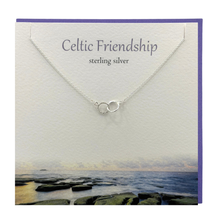 Load image into Gallery viewer, Celtic Friendship silver necklace | The Silver Studio Scotland
