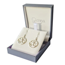 Load image into Gallery viewer, Celtic Butterfly Drop Earrings
