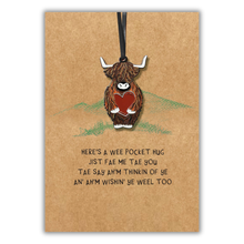 Load image into Gallery viewer, A gift and a card in one, card comes with a removable enamel keepsake charm.
