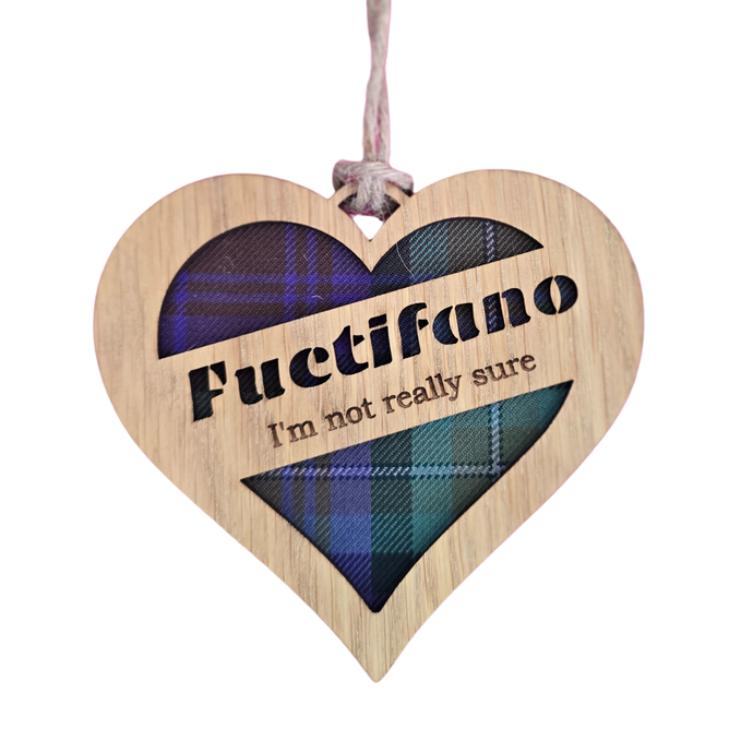 Fuctifano Heart Hanging Plaque