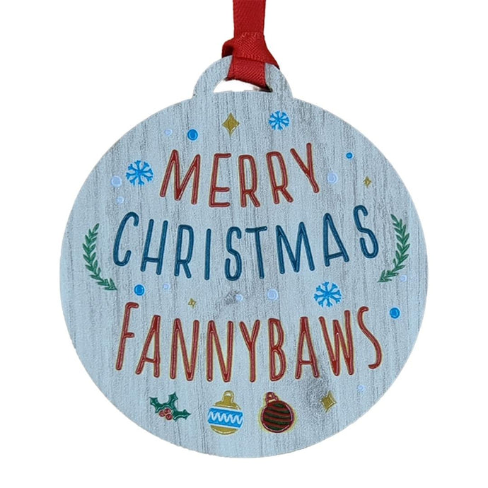 Colourful Christmas Hanger in bauble shape