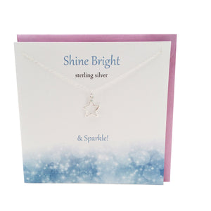 Shine Bright Star silver pendant | The Silver Studio Scotland