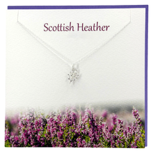 Load image into Gallery viewer, Scottish Lucky Heather pendant | The Silver Studio Scotland
