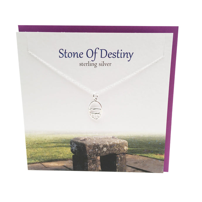 Stone of Destiny silver necklace | The Silver Studio Scotland