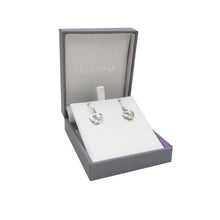 Load image into Gallery viewer, Sweetheart Drop Silver Earrings Small| Glenna Jewellery Scotland
