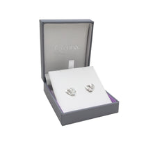 Load image into Gallery viewer, Sweetheart Silver Stud Earrings| Glenna Jewellery Scotland
