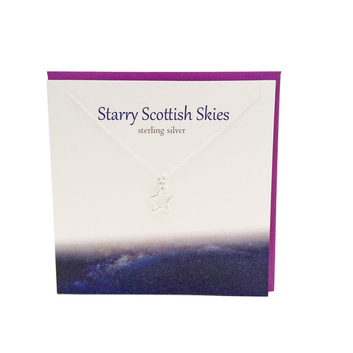 Starry Scottish Skies silver pendant | The Silver Studio Scotland