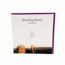 Load image into Gallery viewer, Standing Stones moonstone silver pendant | The Silver Studio Scotland
