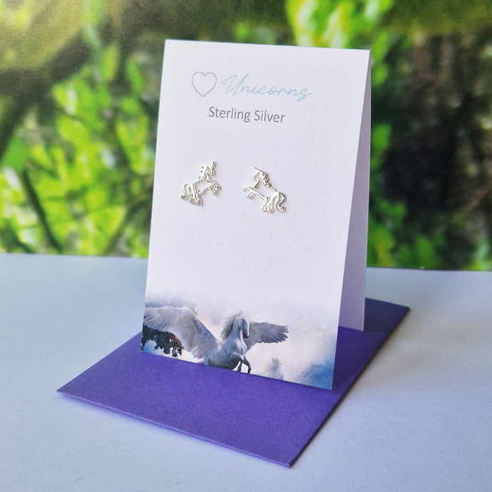 Unicorn Stud Earrings