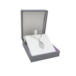 Scottish Woodland Garden silver medium pendant | Glenna Jewellery Scotland