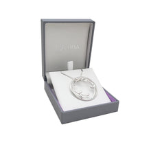 Load image into Gallery viewer, Scottish Willow silver necklace large | Glenna Jewellery Scotland
