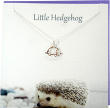 Load image into Gallery viewer, Little Hedgehog necklace | The Silver Studio Scotland
