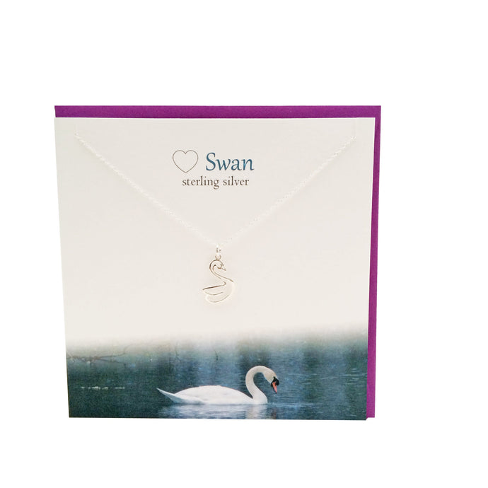 Swan silver necklace | The Silver Studio Scotland