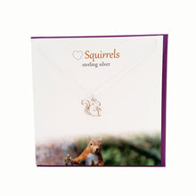 Load image into Gallery viewer, Squirrel  silver necklace | The Silver Studio Scotland
