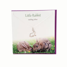 Load image into Gallery viewer, Little Rabbit silver necklace | The Silver Studio Scotland
