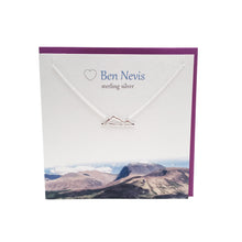 Load image into Gallery viewer, Ben Nevis silver pendant | The Silver Studio Scotland
