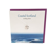 Load image into Gallery viewer, Coastal Scotland Silver Wave pendant | The Silver Studio
