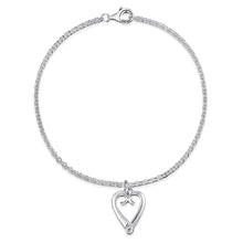 Load image into Gallery viewer, Celtic Eternal Heart Silver Bracelet | Glenna Jewellery Scotland
