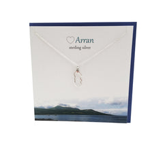 Load image into Gallery viewer, Isle Of Arran Scotland silver necklace | The Silver Studio Scotland
