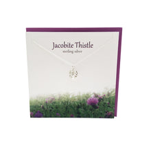 Load image into Gallery viewer, Jacobite Thistle silver pendant | The Silver Studio Scotland
