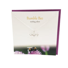 Load image into Gallery viewer, Bumble Bee silver pendant | tHE sILVER sTUDIO sCOTLAND
