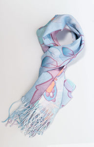Butterfly Fringe Gift Boxed Scarf