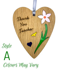 Load image into Gallery viewer, Wooden Plaque floral design and acrylic features
